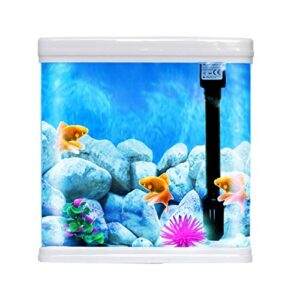 JAINSONS PET PRODUCTS Diwali Gift Fish Aquarium Combo Tank (Color May Vary) (T-240F, Capacity-9L, Rust Resistant)