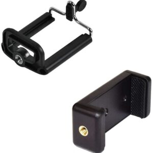 Aeoss Phone Tripod Mount Holder Clip Clamp Bracket Monopod Selfie Stick Stand Adapter (Combo)