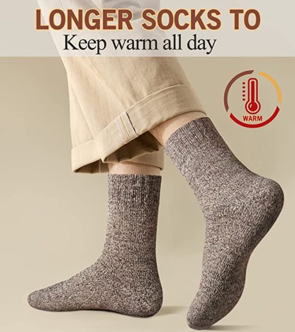 Aeoss Women's Regular Premium Wool Socks Multicolour PACK OF 3 - Image 7