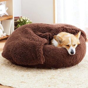 Fluffy's Luxurious Dog Bed Anti-Anxiety Washable Dog Bed Handmade (Small)