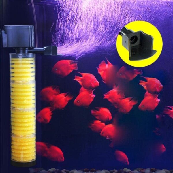 VAYINATO® BL-8500F Aquarium Filter, Upto 5ft - Fish Tank Submersible Power Filter 35w - 3 in 1 Filteration, Oxygenation and Water Flow 4 Layer by Petzlifeworld - Image 6