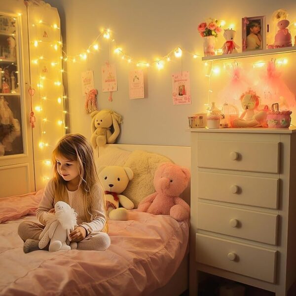 Desidiya® 30 Meter Rice Lights Warm White | LED Decorative String Fairy Lights for Bedroom, Balcony, Living Room, Party, Wedding & Festival Decoration - Image 2