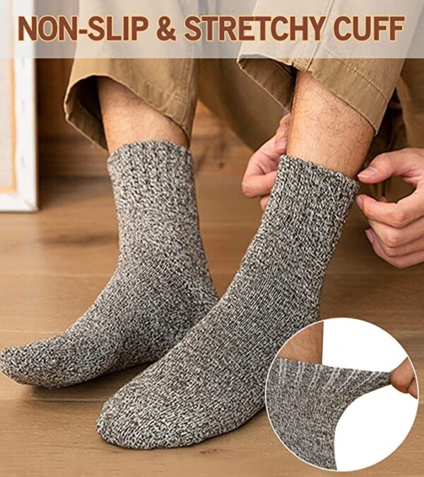 Aeoss Men and Women's Regular Premium Wool Socks Multicolour PACK OF 2 - Image 6
