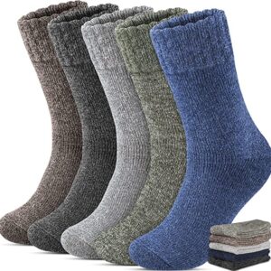 Aeoss Men and Women's Regular Premium Wool Socks Multicolour PACK OF 2