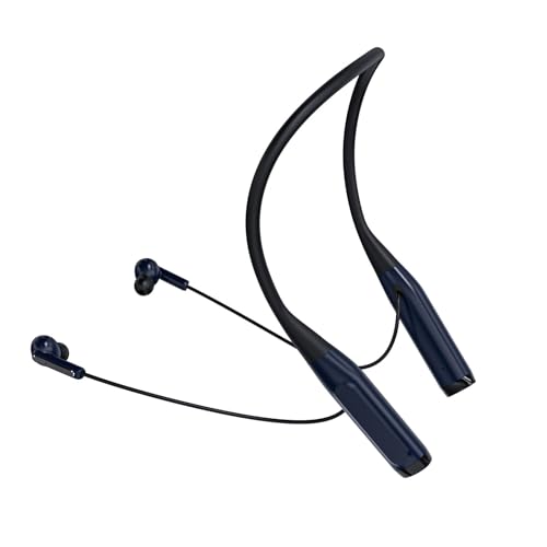 meloE Qualix-B Bluetooth Hearing Aids With Phone Connectivity, Rechargeable Wireless Hearing aids, Long Battery Life, Bluetooth 5.2 Connectivity, Neckband Hearing Aids For Deaf People, Deafness Hearing Amplifier For Hearing Loss