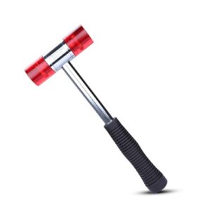 FREEMANS SFH20 Soft Face Acetate Mallet Hammer-20mm With Non-Slip Rubber Grip Handle For Bending and Shaping Metals | Tiles Fitting | Metal Forming | Industrial & Home Professional Use