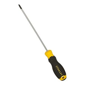 STANLEY STMT60802-8 Cushion Grip Screwdriver Phillips®-PH0x125mm (Yellow and Black)