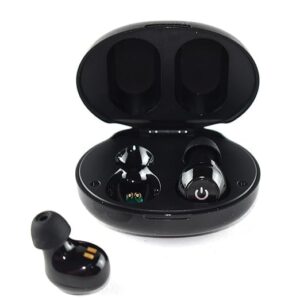 VATS Wireless Hearing Aid Earbuds (Black, New 2) – Rechargeable Bluetooth-Style Sound Amplifier for Seniors | Noise Reduction & Discreet Hearing Device