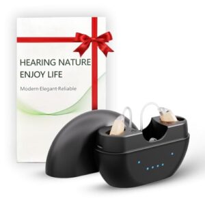 Soundbright Ultra 100 - Rechargeable BTE Hearing Aid Machine with Multiple Mode And Auto Noise Cancellation (Both Ear)