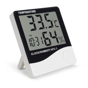 AIR HAWKS Intelligent Air Quality Detector – Multifunctional, Ultra-Precise Formaldehyde, CO₂, TVOC, Temperature & Humidity Sensor, 2.8” Colourful LED Display, 2000mAh Battery, Fast USB-TypeC Charging