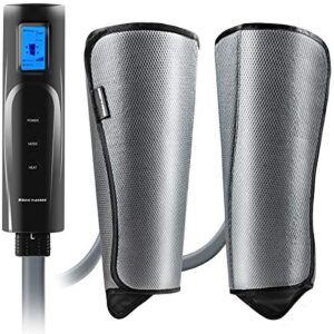 Ezoubuy Battery Air Compression Leg Massager || hand massager || Leg Foot Calves Massage Machine with Handheld Controller for Pain Relief and Blood Circulation, Corded Electric