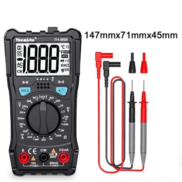 Themisto TH-M98 Digital Multimeter (Black 2000 Counts) - Image 7
