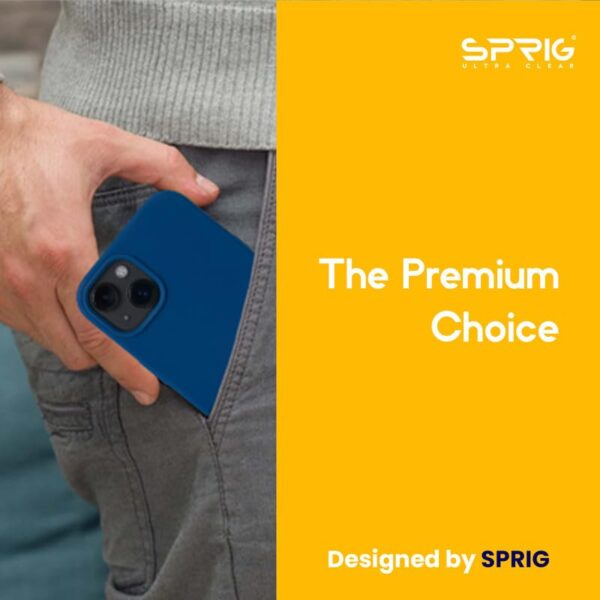 SPRIG Armor Back Cover Back Case for i Phone 12, Shock Proof, Dust Resistant, Raised Edge Bumper case Protection for The Mobile Display (Clear Black) - Image 5