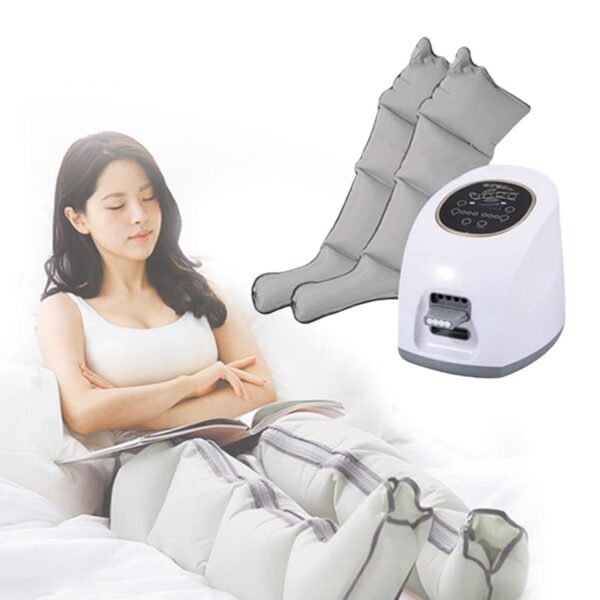 ACUWORLD Air Compression Therapy Unit Air Pressure Massager For Pain relief 3 Massage Mode and Intensity for feet, Calf and Thigh, Black and Foot Massager Machine - Image 3