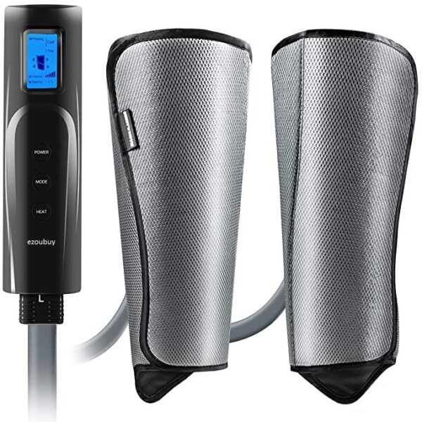 ezoubuy Smart Air Compression Leg Massager,Foot Calves Massage for Pain Relief and Blood Circulation- MultiColour
