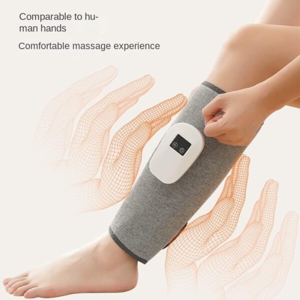 JINPRI Air Compression Leg Massager with Heat – Cordless Calf Massager for Circulation & Pain Relief, Foot & Calf Therapy Machine, Relaxing Men & Women, Relaxing Shiatsu & Kneading Calf Massage - Image 4