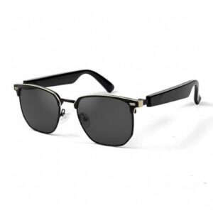 Aeoss Smart Audio Sunglasses, Open Ear Bluetooth 5.3 Headphones, UV400 Polarized Lens, Hands-Free Calling, Touch Control Smart Glasses for Men Women
