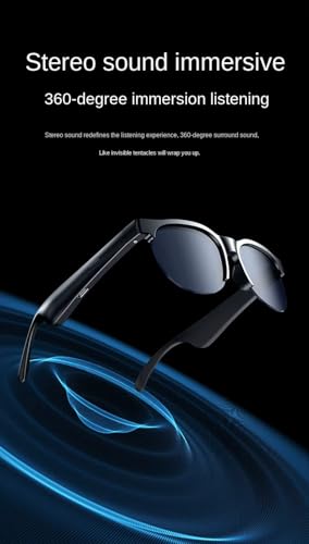 Aeoss Smart Audio Sunglasses with Smart Touch Control - Open Ear Wireless Bluetooth 5.4 with Hands-Free Calling & Polarized UV400 Lenses for Men & Women - Image 8
