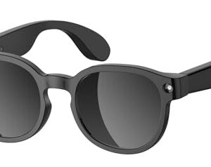 Aeoss Smart AI Glasses with 1080P HD Video Camera & ChatGPT, Real-Time Translation (138 Languages), Bluetooth Audio/Calls, Object Recognition, 3-Lens Kit (Anti-Blue Light, UV, Clear) for Men & Women