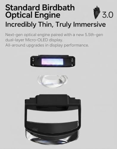 Aeoss RayNeo GT AR Glasses – 46° Ultra-Wide FOV, Micro-OLED 201" Giant Screen Display, Native 3DoF Anti-Shake Tracking, Universal Plug and Play, Cinematic Audio By Bang & Olufsen - Image 8