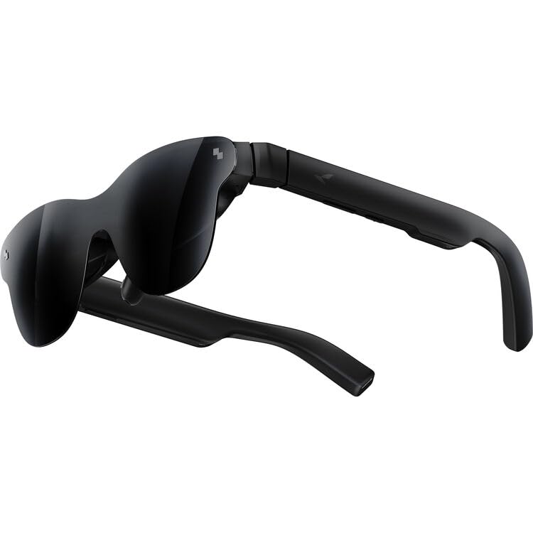 Aeoss RayNeo Air 4 Pro AR Glasses - 1200 Nits Ultra Brightness, 201" Giant Screen Display, HDR10 Support, Plug-and-Play, AI Real-Time SDR to HDR, Cinematic Sound by Bang & Olufsen